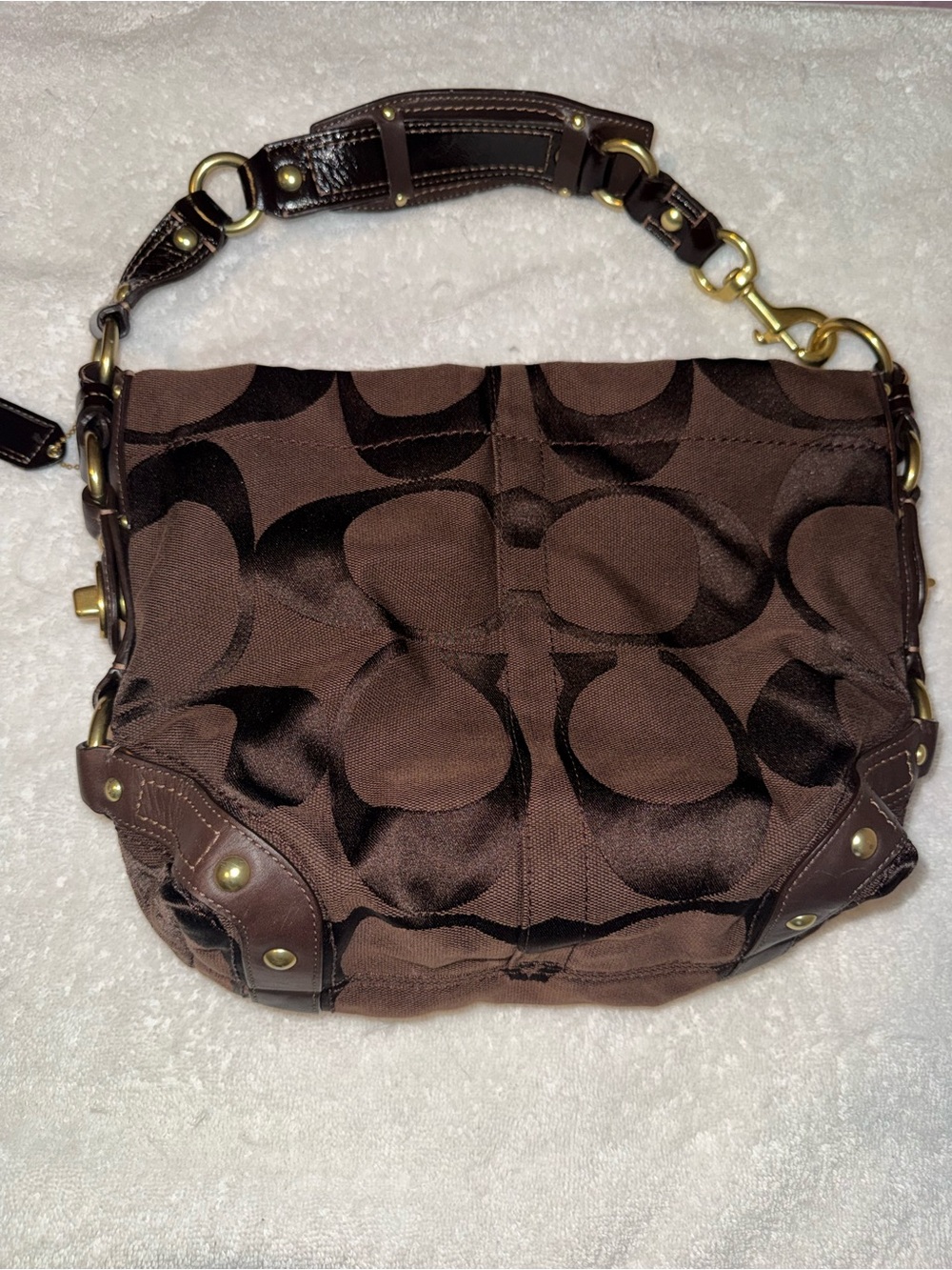 Coach brown Carly hobo bag - Picture 4 of 14
